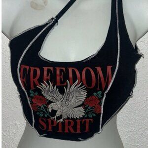 🖤 2 for $7 one shoulder crop top